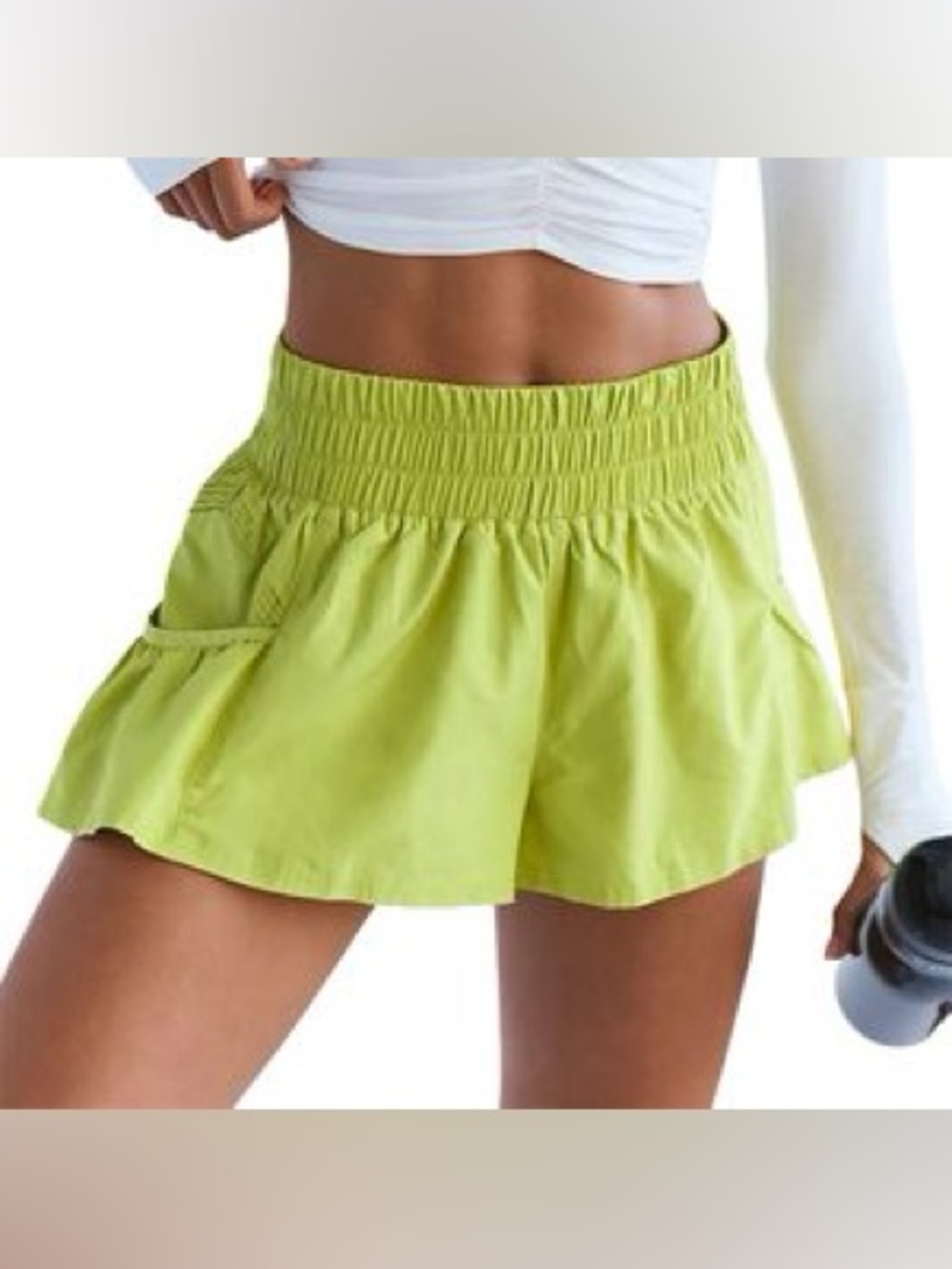 Movement High-Rise The Way Home Running Shorts - Neon Green